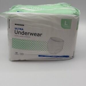 McKesson Ultra Underwear Heavy Absorbency Large 44-58 in 18‎ Count UWBLG Unisex